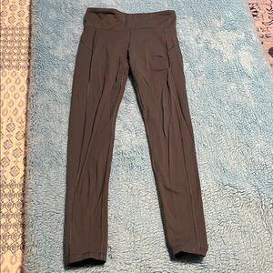 High-Waisted Navy Leggings